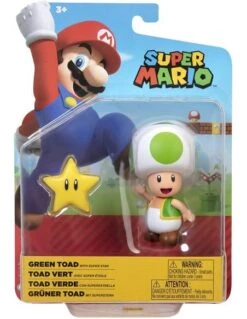 Super Mario Hahmo 10 Cm Green Toad